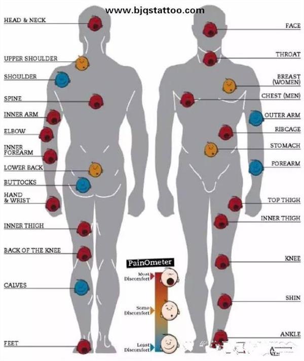 紋身疼不疼 在所難免卻可忍受